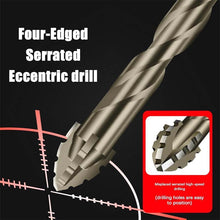 Load image into Gallery viewer, Four Blade Serrated Eccentric Drill