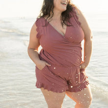 Load image into Gallery viewer, Swim Romper Built-in Bra