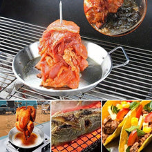 Load image into Gallery viewer, Stainless steel vertical screw grill pan
