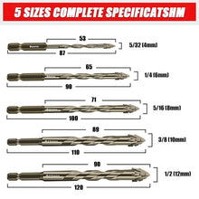 Load image into Gallery viewer, Four Blade Serrated Eccentric Drill