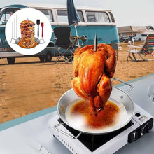 Load image into Gallery viewer, Stainless steel vertical screw grill pan