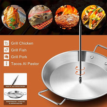 Load image into Gallery viewer, Stainless steel vertical screw grill pan