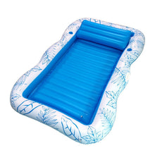 Load image into Gallery viewer, PVC Water Inflatable Maple Leaf Pattern Floating Bed