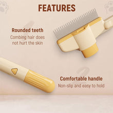 Load image into Gallery viewer, Self-Cleaning Pet Grooming Brush