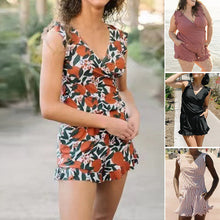 Load image into Gallery viewer, Swim Romper Built-in Bra