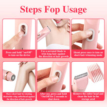 Load image into Gallery viewer, 2 in 1 Women Electric Shaver
