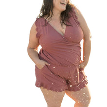 Load image into Gallery viewer, Swim Romper Built-in Bra