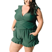 Load image into Gallery viewer, Swim Romper Built-in Bra