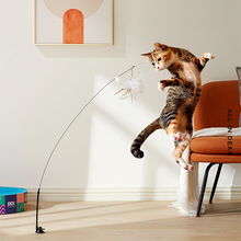 Load image into Gallery viewer, Kitten Playing Teaser Wand Toy
